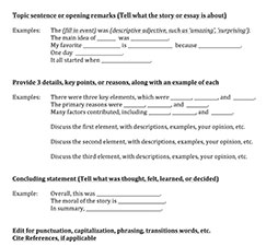 Writing Template